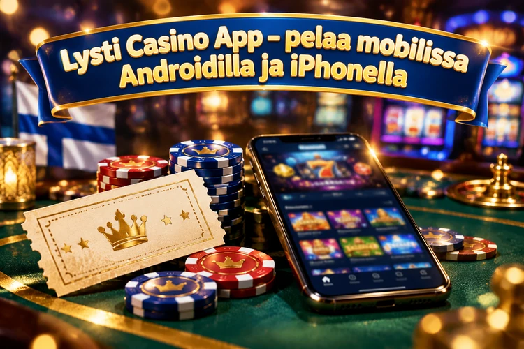 App Lysti Casino - pelaa mobiilissa Androidilla ja iPhonella